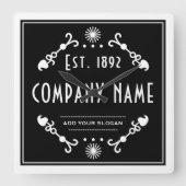 Established Business Name, Decorative スクエア壁時計 (正面)