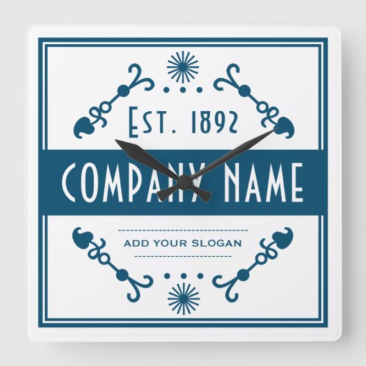 Established Business Name, Decorative スクエア壁時計 (正面)