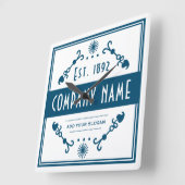 Established Business Name, Decorative スクエア壁時計 (傾斜)