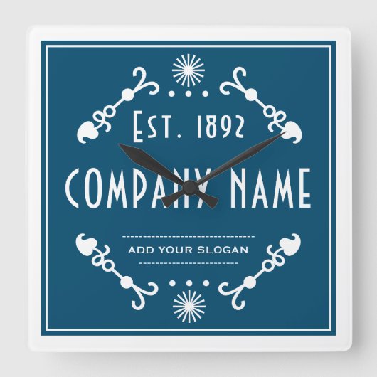 Established Business Name, Decorative スクエア壁時計 (正面)