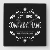 Established Business Name, Decorative スクエア壁時計 (正面)