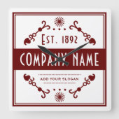 Established Business Name, Decorative スクエア壁時計 (正面)