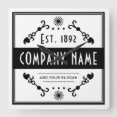 Established Business Name, Decorative スクエア壁時計 (正面)