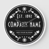 Established Business Name, Decorative ラージ壁時計 (正面)