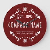 Established Business Name, Decorative ラージ壁時計 (正面)