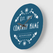 Established Business Name, Decorative ラージ壁時計 (傾斜)