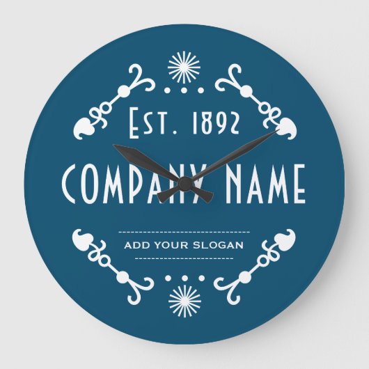 Established Business Name, Decorative ラージ壁時計 (正面)
