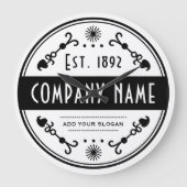 Established Business Name, Decorative ラージ壁時計 (正面)