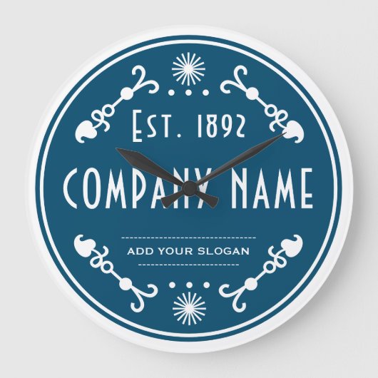Established Business Name, Decorative ラージ壁時計 (正面)