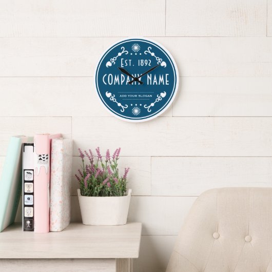 Established Business Name, Decorative ラージ壁時計 (読書スペース)