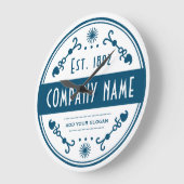 Established Business Name, Decorative ラージ壁時計 (傾斜)