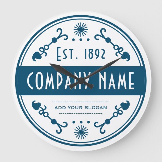 Established Business Name, Decorative ラージ壁時計 (正面)