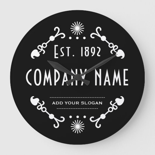 Established Business Name, Decorative ラージ壁時計 (正面)