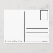 Estadio Ciudad de Málaga ポストカード (裏面)