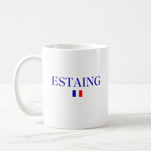 ESTAINGフランス コーヒーマグカップ (左)