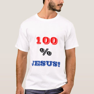 Estampa 100 % Jesus Tシャツ