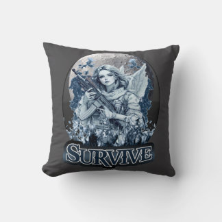 Estampa Anjo – Cyberpunk Guardian Angel - Almofada クッション