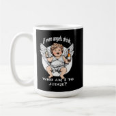 Estampa Anjo - Funny Guardian Angel – Caneca コーヒーマグカップ (左)