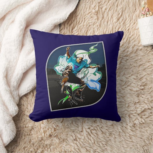 Estampa Esporte - Urban Skater - Almofada クッション (ブランケット)