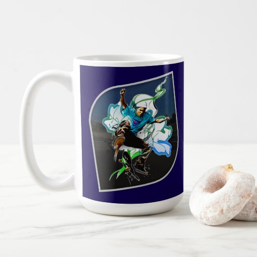 Estampa Esporte - Urban Skater - Caneca コーヒーマグカップ (ドーナツ)