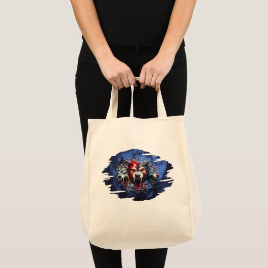 Estampa Graffiti - Cerberus Wolves - Bolsa トートバッグ (正面(商品))