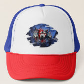 Estampa Graffiti - Cerberus Wolves - Bone キャップ (正面)