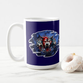 Estampa Graffiti - Cerberus Wolves - Caneca コーヒーマグカップ