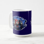 Estampa Graffiti - Cerberus Wolves - Caneca コーヒーマグカップ (正面左)