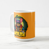 Estampa Hip Hop - Big mouse - Caneca コーヒーマグカップ (正面左)