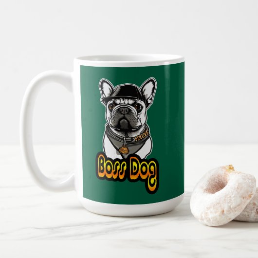 Estampa Hip Hop - Boss Dog - Caneca コーヒーマグカップ (ドーナツ)