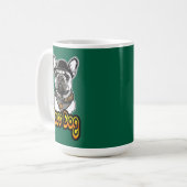 Estampa Hip Hop - Boss Dog - Caneca コーヒーマグカップ (正面左)