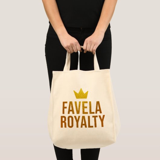 Estampa Hip Hop - Favela Royalty - Bolsa トートバッグ (正面(商品))