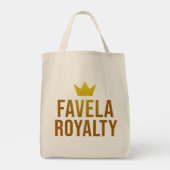 Estampa Hip Hop - Favela Royalty - Bolsa トートバッグ (裏面)
