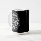 Estampa Hip Hop - Hip Hop Skull Vibes - Caneca コーヒーマグカップ (正面左)
