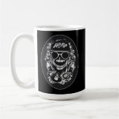 Estampa Hip Hop - Hip Hop Skull Vibes - Caneca コーヒーマグカップ (左)