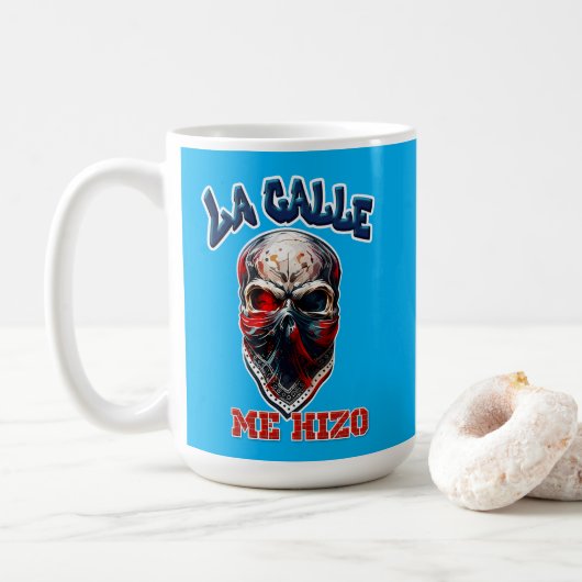Estampa Hip Hop - La Calle Me Hizo - Caneca コーヒーマグカップ (ドーナツ)
