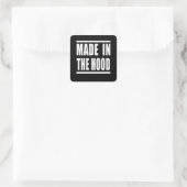 Estampa Hip Hop - Made in the Hood - Adesivo スクエアシール (バッグ)