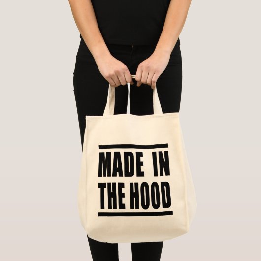 Estampa Hip Hop - Made in the Hood - Bolsa トートバッグ (正面(商品))