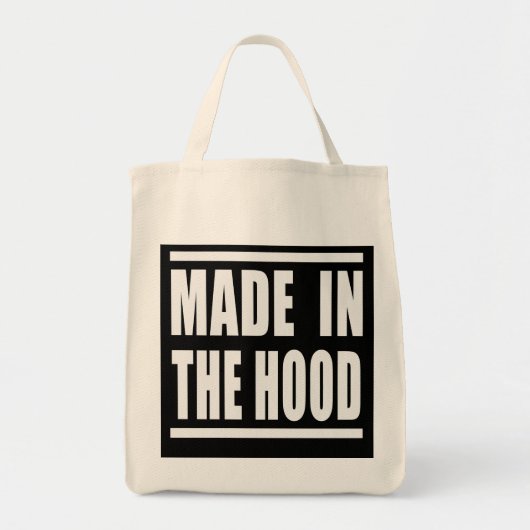 Estampa Hip Hop - Made in the Hood - Bolsa トートバッグ (正面)