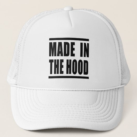 Estampa Hip Hop - Made in the Hood - Bone キャップ (正面)