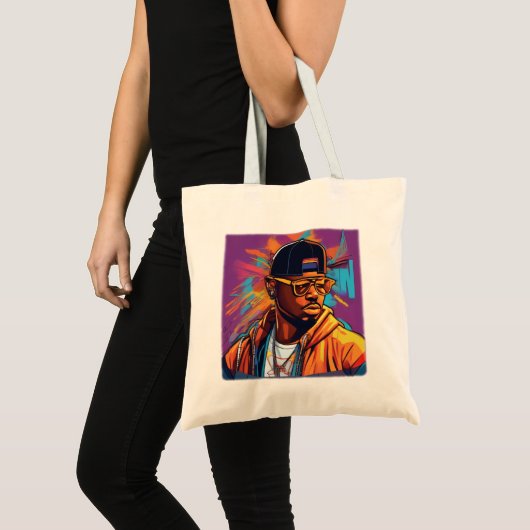 Estampa Hip Hop - Street graffiti art - Bolsa トートバッグ (正面(商品))