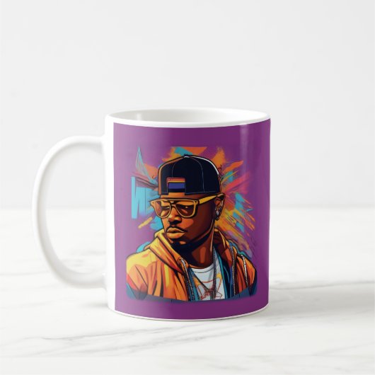 Estampa Hip Hop - Street graffiti art - Caneca コーヒーマグカップ (左)