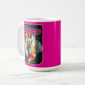 Estampa Moda - Street Fashion - Caneca コーヒーマグカップ (正面左)