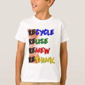 Estampa Recicle reutilize renove repense Tシャツ (正面)