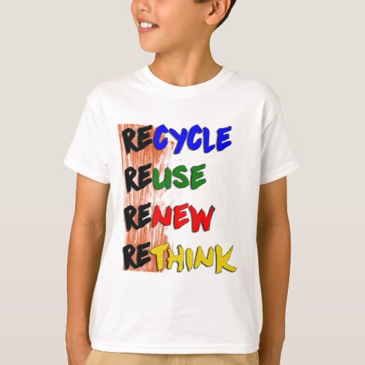 Estampa Recicle reutilize renove repense Tシャツ (正面)