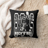 Estampa Rock - I Love 80s Rock’n’Roll – Almofada クッション (ブランケット)