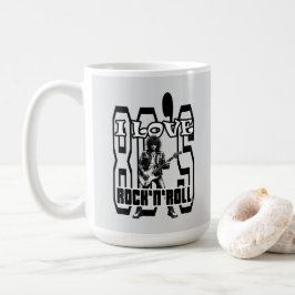 Estampa Rock - I Love 80s Rock’n’Roll – Caneca コーヒーマグカップ