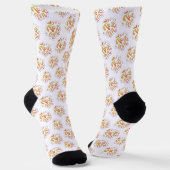 estampado integral te amo  ソックス (傾斜あり)