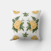Estampado Lima limón patrón クッション (裏面)