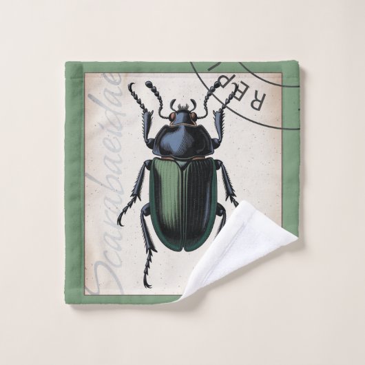 Estampilla de Entomología バスタオルセット (ウォッシュタオル)